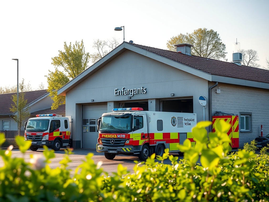 Grafika symbolizująca interwencję policyjną w Stargardzie w związku z brutalnym pobiciem